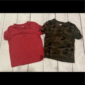 (2) 2T Old Navy shirts